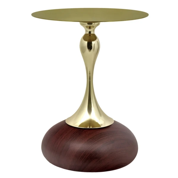 Купить Кофейный столик Angel 40x55см, металл под дерево по низкой цене