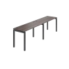 Бенч линейный на 2 рабочих места АМБЛ-003.60/антрацит