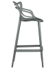 Купить Стул барный DOBRIN MASTERS BAR, тёмно-серый (GR-04) по выгодной цене для кафе, ресторанов и кухни