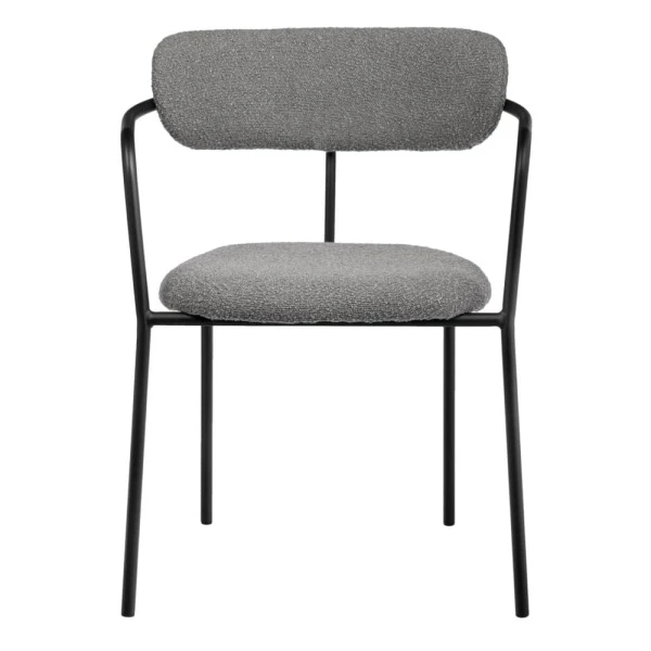 Купить Стул Ant букле серый по низкой цене