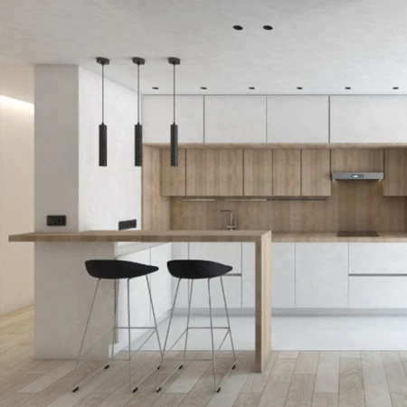 Купить Стул полубарный Neo чёрный с хромированными ножками по выгодной цене для кафе, ресторанов и кухни