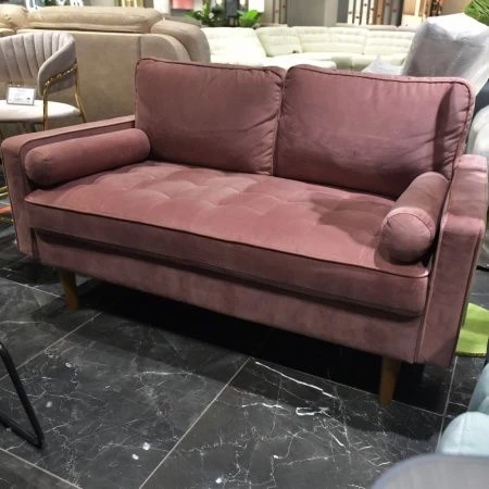 Купить Диван Scott двухместный пыльно-розовый по низкой цене