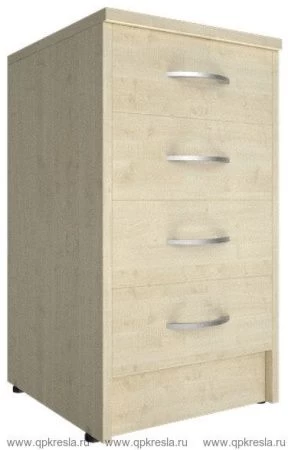 Тумба приставная (4 ящика, с замком) А.ТП-4