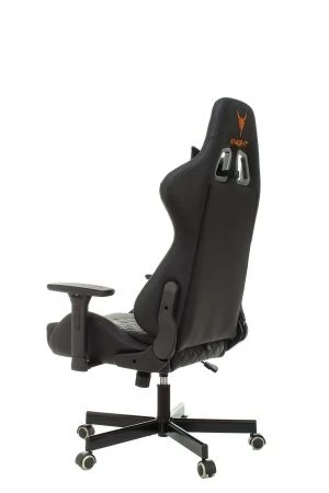 Кресла для геймеров - Кресло игровое Knight ARMOR черный ромбик эко.кожа с подголов. крестов. металл