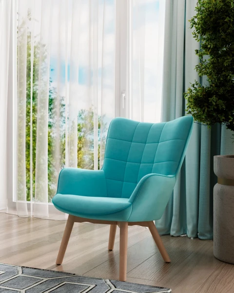 Купить Кресло Манго мятный по низкой цене