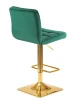 Купить Стул барный DOBRIN GOLDIE, зеленый велюр (MJ9-88) по выгодной цене для кафе, ресторанов и кухни