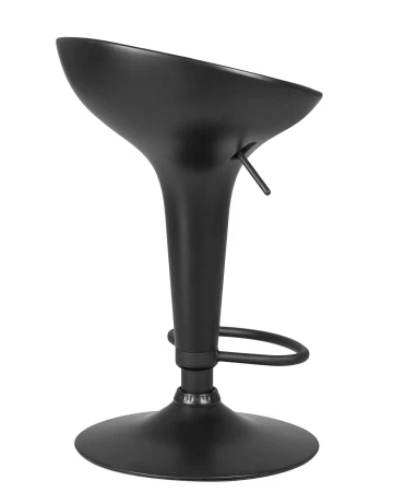 Купить Стул барный DOBRIN BOMBA BLACK, чёрный по выгодной цене для кафе, ресторанов и кухни