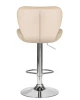 Купить Стул барный DOBRIN BARNY, бежевый велюр (MJ9-10) по выгодной цене для кафе, ресторанов и кухни