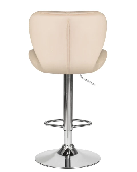 Стул барный DOBRIN BARNY, бежевый велюр (MJ9-10) для кафе, ресторанов и кухни