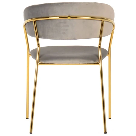 Купить Стул Turin латте с золотыми ножками по низкой цене