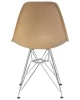 Купить Набор 4 шт Стул обеденный DOBRIN DSR, ножки хром, цвет бежевый (GR-03) в интернет-магазине КупиКресла.ру
