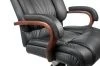 Кресла руководителя - Кресло руководителя Бюрократ T-9925WALNUT черный кожа крестовина металл/дерево