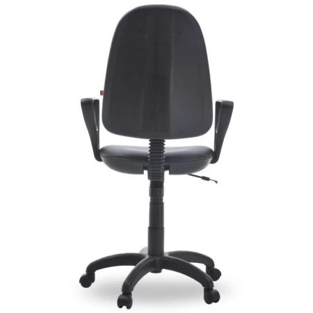 Офисное кресло Престиж, кожзам PV черный