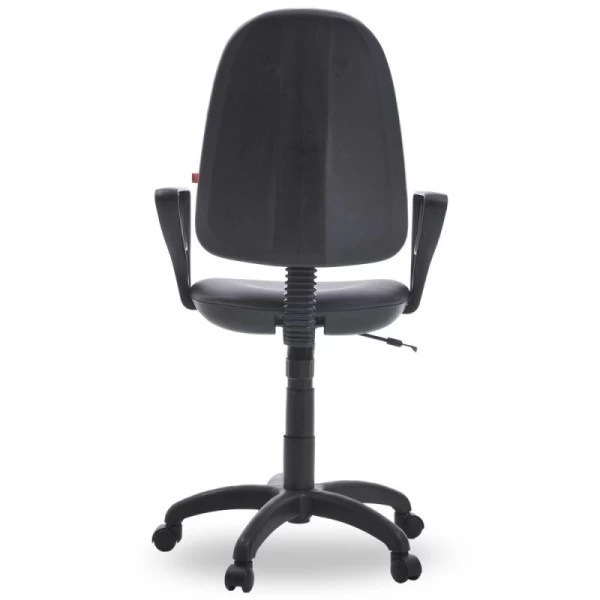 Офисное кресло Престиж, кожзам PV черный