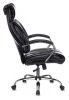 Кресла руководителя - Кресло руководителя Бюрократ T-9904NSL черный Leather Venge Black искусственная кожа крестовина металл хром