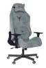 Кресло игровое Knight N1 Fabric серо-голубой Light-28 с подголов. крестов. металл