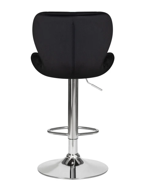 Стул барный DOBRIN BARNY, черный велюр (MJ9-101) для кафе, ресторанов и кухни