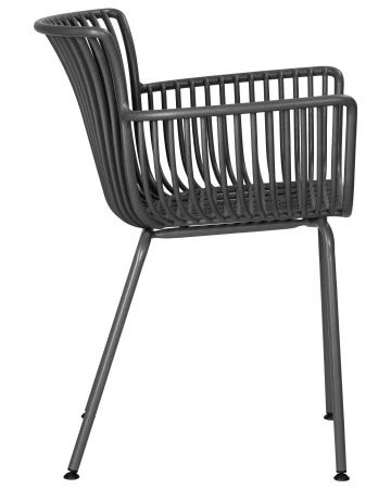 Купить Стул обеденный DOBRIN ROSS, темно-серый (GR-04) без подушки в интернет-магазине КупиКресла.ру