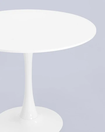 Купить Стол Tulip D90 белый по низкой цене