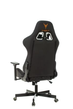 Кресла для геймеров - Кресло игровое Knight ARMOR черный ромбик эко.кожа с подголов. крестов. металл