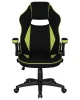 Кресла для геймеров - Кресло игровое DOBRIN RICK, черно-светло-зеленая ткань