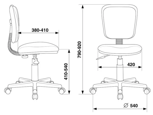 Кресло детское Бюрократ CH-204NX фиолетовый Sticks 08 крестовина пластик
