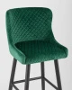 Купить Стул барный Ститч велюр изумрудный по выгодной цене для кафе, ресторанов и кухни