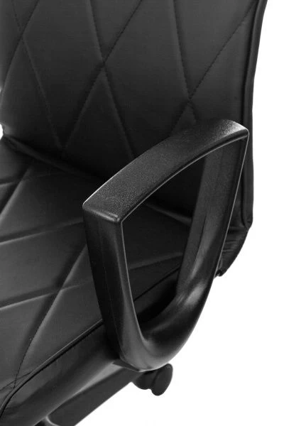 Кресло Бюрократ CH-327 черный эко.кожа крестов. пластик черный