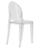 Купить Стул обеденный DOBRIN VICTORIA GHOST, цвет прозрачный по низкой цене