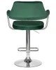 Купить Стул барный DOBRIN CHARLY, зеленый велюр (MJ9-88) по выгодной цене для кафе, ресторанов и кухни