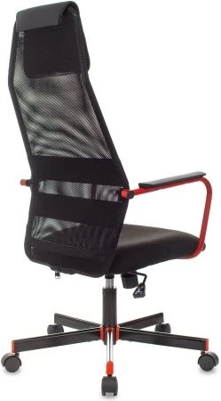 Кресла для геймеров - Кресло игровое Zombie One черный TW-01 3C11 сетка/ткань с подголов. крестов. металл