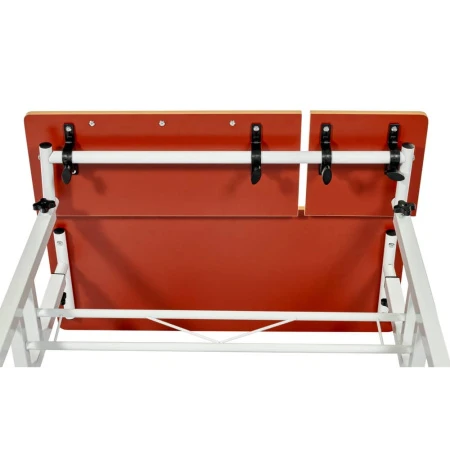 Купить Стол многофункциональный Shuttle 80х58х80-130см, светлое дерево, белый по низкой цене