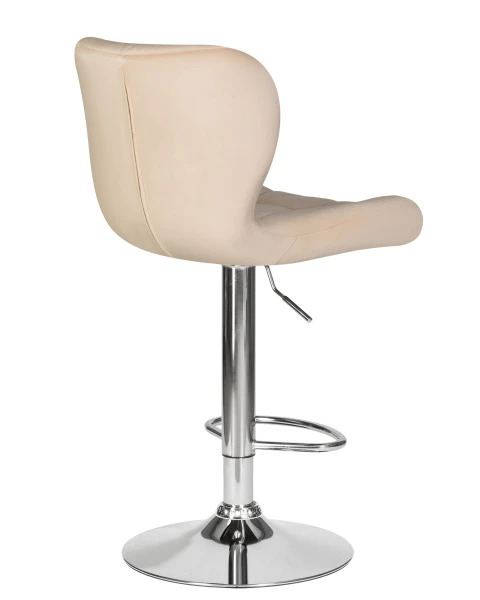 Стул барный DOBRIN BARNY, бежевый велюр (MJ9-10) для кафе, ресторанов и кухни
