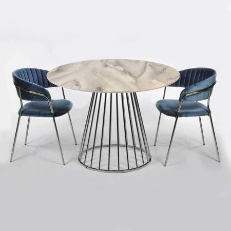 Купить Стол Liverpool 100см, хромированные ножки по низкой цене