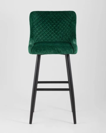 Купить Стул барный Ститч велюр изумрудный по выгодной цене для кафе, ресторанов и кухни