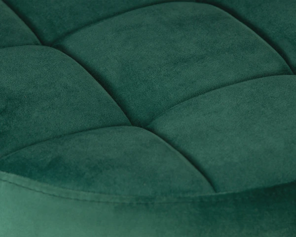 Купить Набор 2 шт Табурет барный DOBRIN BRUNO GOLD, зеленый велюр (MJ9-88) по низкой цене