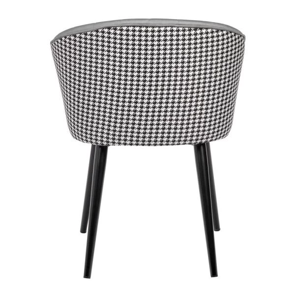 Купить Стул Paola тёмно-серый с жаккардом по низкой цене