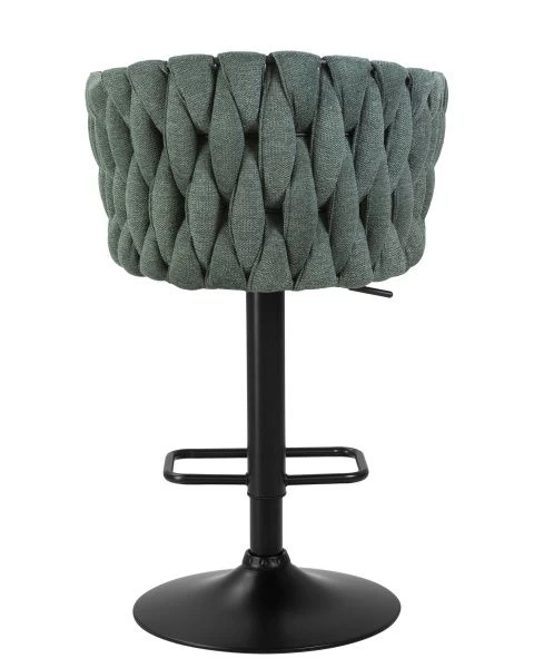 Стул барный LEON (зеленая ткань (LAR 275-23)) для кафе, ресторанов и кухни