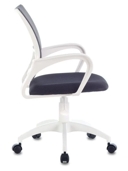 Кресло Бюрократ CH-W695NLT темно-серый TW-04 TW-12 сетка/ткань крестовина пластик пластик белый | Купить в КупиКресла.ру