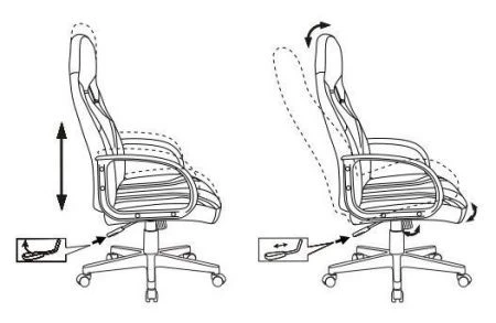 Кресла для геймеров - Кресло игровое Zombie RUNNER черный/синий искусст.кожа/ткань крестовина пластик