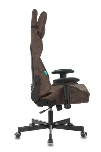 Кресло игровое Zombie VIKING KNIGHT Fabric темно-коричневый Light-10 с подголов. крестовина металл | Купить в КупиКресла.ру