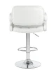 Купить Стул барный DOBRIN TIESTO, белый по выгодной цене для кафе, ресторанов и кухни