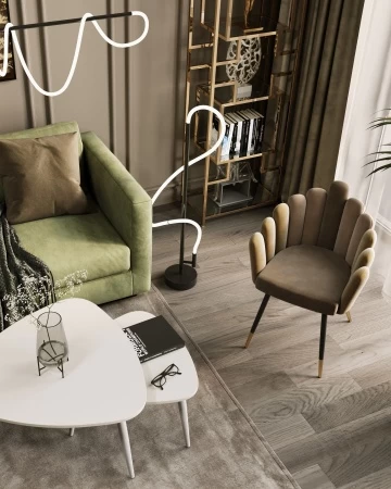 Купить Кресло Камелия шоколад по низкой цене