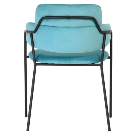 Купить Стул Napoli светло-бирюзовый с чёрными ножками в интернет-магазине КупиКресла.ру