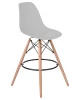 Купить Набор 2 шт Стул барный DOBRIN DSW BAR, ножки светлый бук, цвет сиденья светло-серый (GR-01) в интернет-магазине КупиКресла.ру