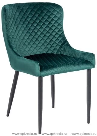 Стул Ститч велюр зеленый