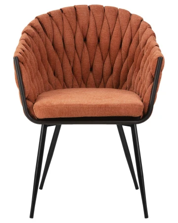 Купить Стул обеденный DOBRIN MATILDA, оранжевая ткань (LAR 275-27) в интернет-магазине КупиКресла.ру