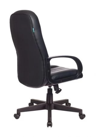 Кресла руководителя - Кресло руководителя Бюрократ T-898AXSN черный Leather Black эко.кожа крестовина пластик