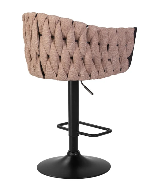 Купить Набор 2 шт Стул барный DOBRIN LEON, коричневая ткань (LAR 275-3) по низкой цене