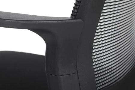 Кресло Moby D2002 Черный для посетителей и сотрудников фото